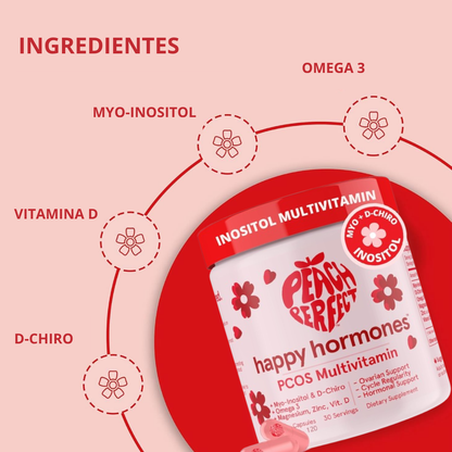 Happy Hormones Complex™ - Inositol Multivitamínico para SOP