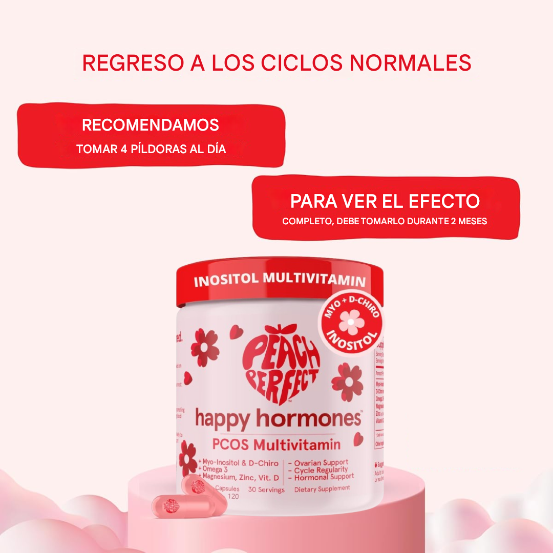 Happy Hormones Complex™ - Inositol Multivitamínico para SOP