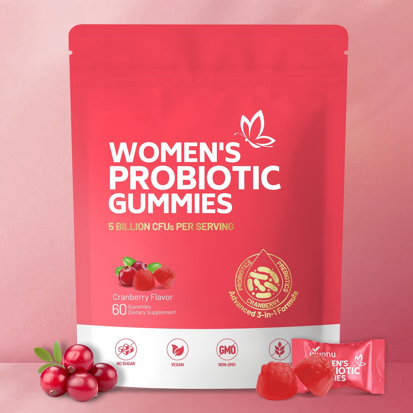 Probiótico Femenino - Gomitas para tu Balance Íntimo