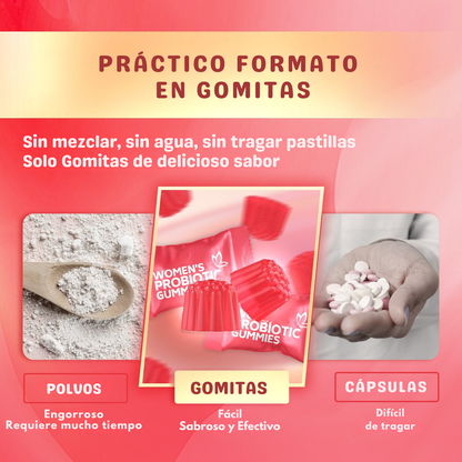 Probiótico Femenino - Gomitas para tu Balance Íntimo