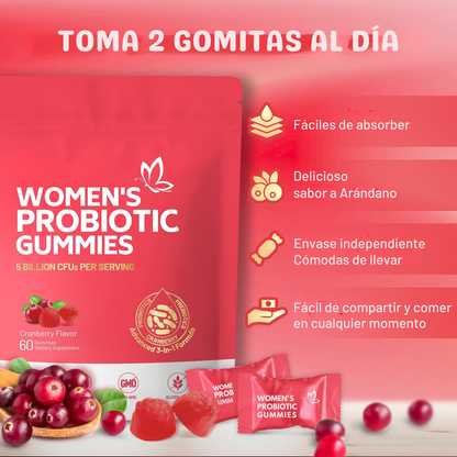 Probiótico Femenino - Gomitas para tu Balance Íntimo